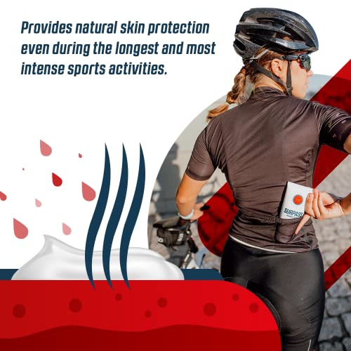 לעלות על קרם Chamois הטבעי של כל הספורט לחיפוי עור ופצעי אוכף | נוסחה מרגיעה לנוחות משופרת במהלך אימונים
